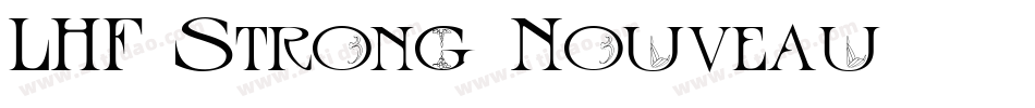 LHF Strong Nouveau字体转换